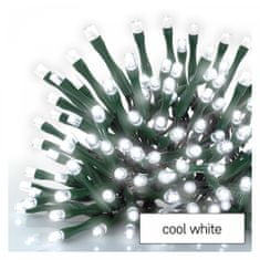 EMOS LED božićni lanac, 18 m, vanjski i unutarnji, hladno bijeli, programi