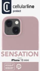 CellularLine Sensation maskica za Apple iPhone 13 Mini, silikonska, roza (SENSATIONIPH13MINP)
