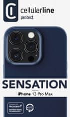 CellularLine Sensation maskica za Apple iPhone 13 Pro Max, silikonska, plava (SENSATIONIPH13PRMB)