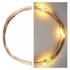 EMOS lampice s timerom Nanp, 20 LED žaruljica, topla bijela