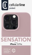CellularLine Sensation maskica za Apple iPhone 13 Pro, silikonska, roza (SENSATIONIPH13PROP)