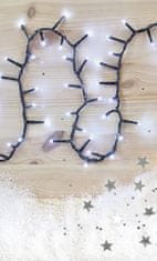 EMOS LED božićni lanac, jež, 8 m, vanjski i unutarnji, hladno bijeli, timer