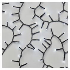 EMOS LED božićne lampice - 6 m, unutarnji i vanjski, hladno bijela, s mjeračem vremena