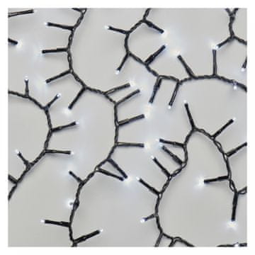 EMOS LED božićne lampice - 6 m, unutarnji i vanjski, hladno bijela, s mjeračem vremena