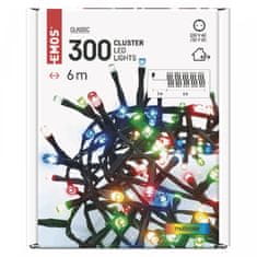 EMOS LED božićne lampice - 6 m, unutarnji i vanjski, višebojan, s mjeračem vremena