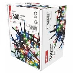 EMOS LED božićne lampice - 6 m, unutarnji i vanjski, višebojan, s mjeračem vremena