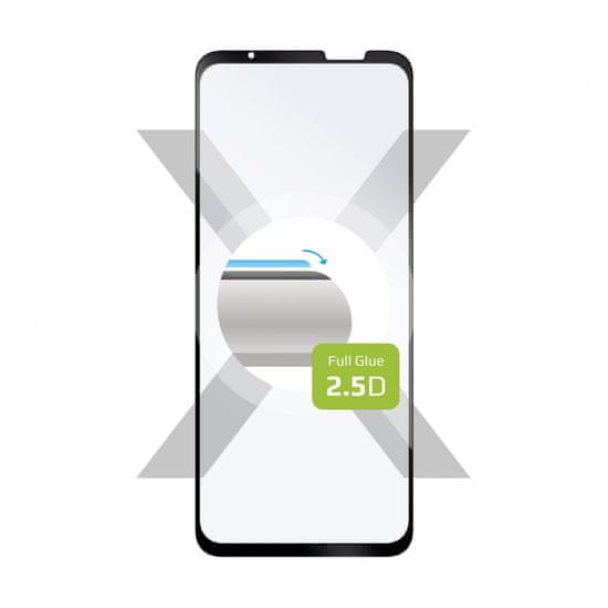 FIXED zaštitno kaljeno staklo Full-Cover Asus ROG Phone 5s, cijeli zaslon, crno (FIXGFA-821-BK)