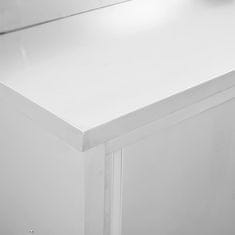 Vidaxl Radni stol s kliznim vratima 100 x 50 x (95 - 97) cm od čelika