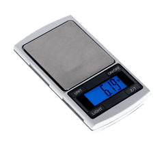 Adler Precizna vaga AD 3168, 100g/0,01g, LCD, siva