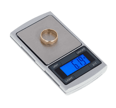 Adler Precizna vaga AD 3168, 100g/0,01g, LCD, siva