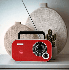 Camry Radio Camry CR-1140 Analog AM/FM, 3,5 mm, crvena