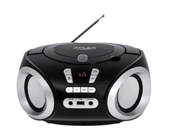 Adler Radio prijenosni Boombox Adler 1181, CD-MP3-USB, 2x1.7W, crni