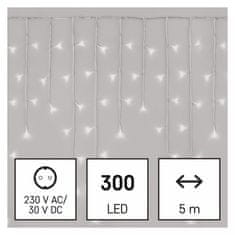 EMOS LED božićne ledene svijeće, 5 m, vanjske i unutarnje, hladna bijela, upravljač, programi, timer