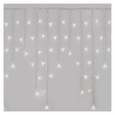 EMOS LED božićne ledene svijeće, 5 m, vanjske i unutarnje, hladna bijela, upravljač, programi, timer