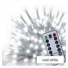 EMOS LED božićne ledene svijeće, 5 m, vanjske i unutarnje, hladna bijela, upravljač, programi, timer