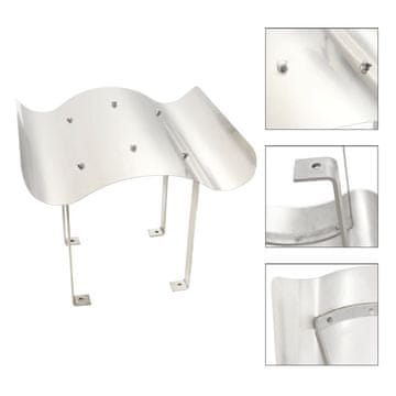 Vidaxl Kapa za dimnjak od nehrđajućeg čelika 50 x 50 x 37 cm