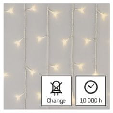 EMOS LED lampice, 5 m, topla bijela, s programima