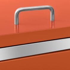 Vidaxl Spremište za tri kante za smeće 207 x 77,5 x 112,5 cm čelično