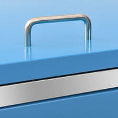 Vidaxl Spremište za kantu za smeće 69x77,5x112,5 cm nehrđajući čelik