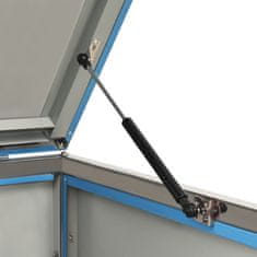 Vidaxl Spremište za kantu za smeće 69x77,5x112,5 cm nehrđajući čelik