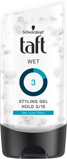 Taft Wet Power gel za kosu, za muške, Extra Hold 3