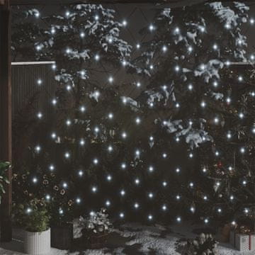 Vidaxl LED mrežaste svjetiljke, hladno bijela, 3x3 m, 306 LED dioda
