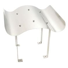 Vidaxl Kapa za dimnjak od nehrđajućeg čelika 70 x 100 x 38 cm