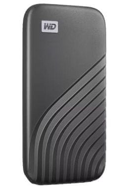 WD My Passport vanjski disk,  SSD, 1 TB, USB-C, 3.2, sivi