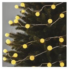 EMOS 40 LED lampica - kuglice, 2,5 m, 4 m, topla bijela svjetlost, s timerom