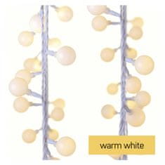 EMOS 40 LED lampica - kuglice, 2,5 m, 4 m, topla bijela svjetlost, s timerom
