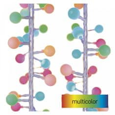 EMOS 40 LED lampica - kuglice, 2,5 m, 4 m, višebojna svjetlost, s timerom