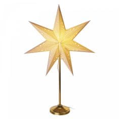 EMOS LED papirna zvijezda sa zlatnim stalkom, 45 cm, unutarnja