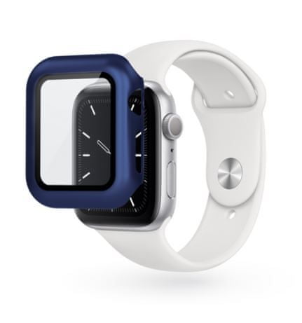 EPICO zaštita Glass Case za pametni sat Apple Watch 4/5/6/SE, 44 mm, metalik plava (42210151600001)