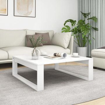 Vidaxl Klub stolić, bijeli, 100x100x35 cm, materijal na bazi drva