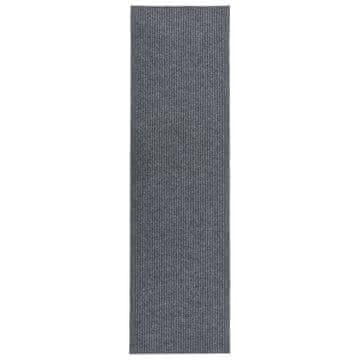 Vidaxl Tepih koji upija prljavštinu 100 x 400 cm sivi