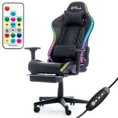 Bytezone Cobra RGB gaming stolica, crna