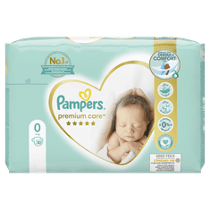 Pampers pelene Premium Care 0 Newborn, 30 kom