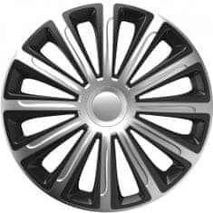 Versaco Trend 15 naplatci za kotače, 4 komada, crno/srebrni
