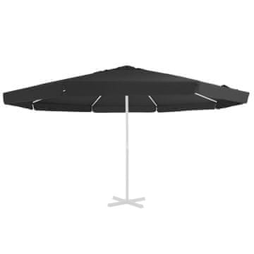 Vidaxl Zamjenska tkanina za vrtni suncobran 515 cm crna
