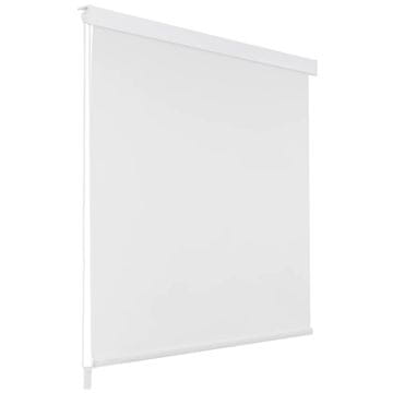 Vidaxl Roleta za tuš 80 x 240 cm bijela