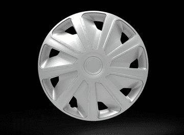 Versaco Craft S 15 navlake za felge, 4 komada, srebrne