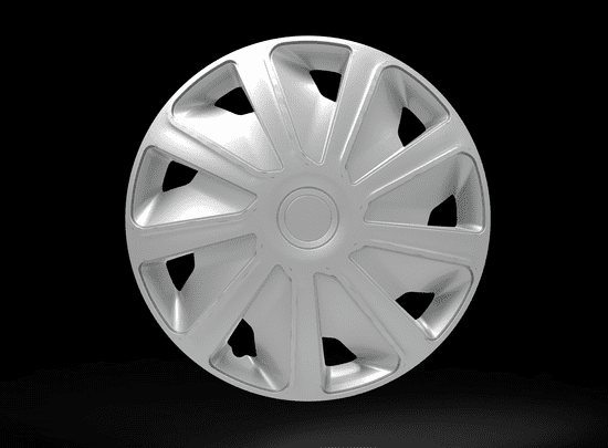 Versaco Craft S 15 navlake za felge, 4 komada, srebrne