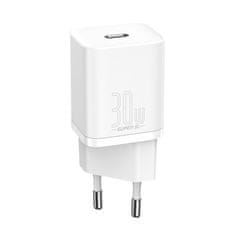 BASEUS Super Si punjač USB-C PD QC 30W, bijela