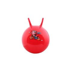 Merco lopta za skakanje Hom Jump s ručkom, 45 cm, crvena 45