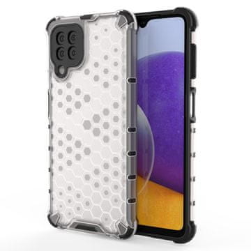 HURTEL Honeycomb oklopna futrola s TPU branikom za Samsung Galaxy A22 4G prozirna