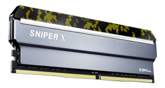 G.Skill Sniper X RAM pomnilnik, DDR4 16 GB, 3600 MHz, CL19, Digital Camo (F4-3600C19D-16GSXKB)