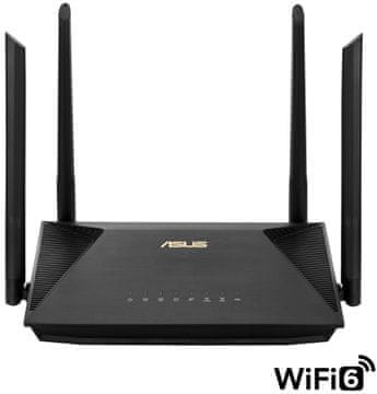 ASUS RT-AX53U bežični usmjerivač, AX1800, Wi-Fi 6, Dual Band, MU-MIMO - otvorena ambalaža