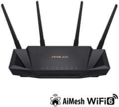 ASUS RT-AX58U bežični router, Dual-Band, WiFi, AX3000