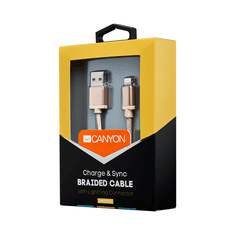 Canyon Kabel USB na Apple Lightning 1m zlatni