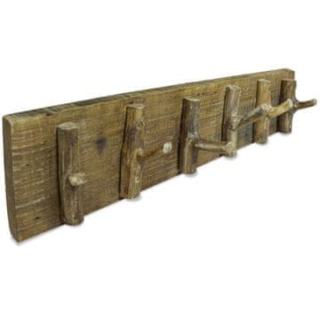 Vidaxl Vješalica za kapute od recikliranog drva 60x15 cm